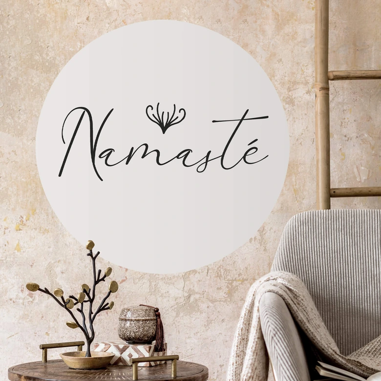 Wandtattoo Namasté - Rund 
