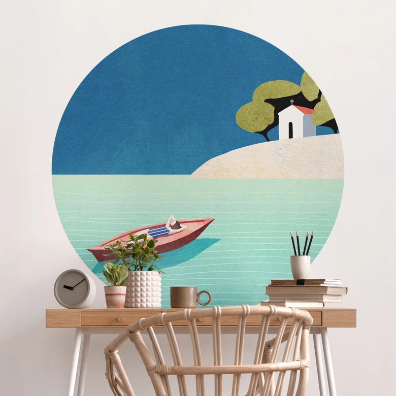 Wall Sticker Siesta om sommeren - Rivers 