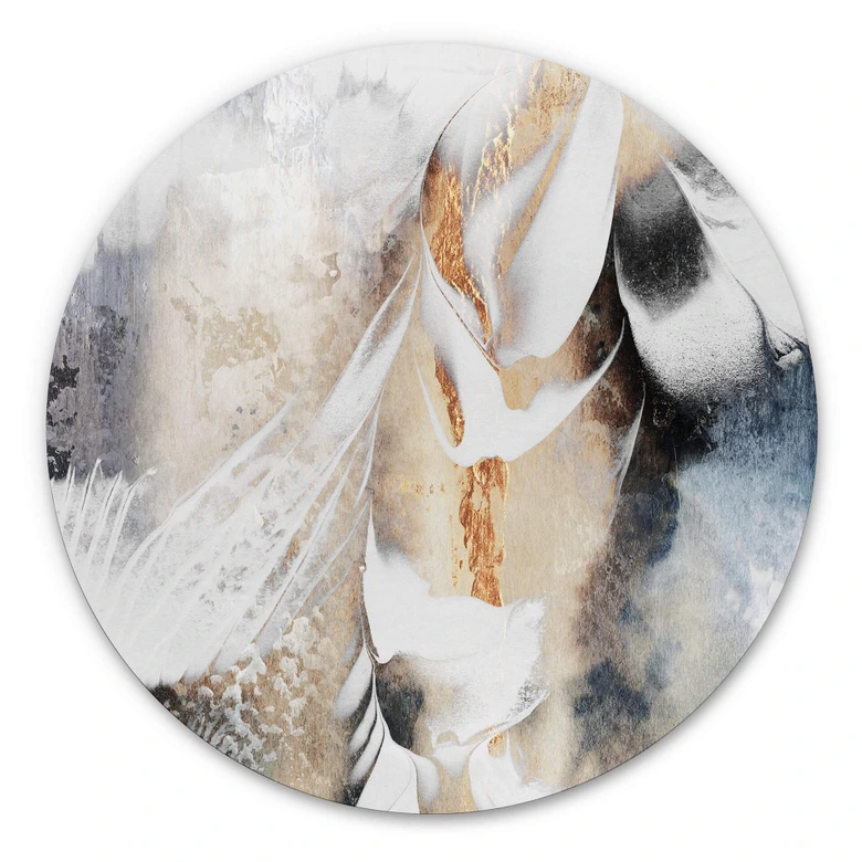 Alu-Dibond Wall Circle Fredriksson - Abstract Peace of Mind 