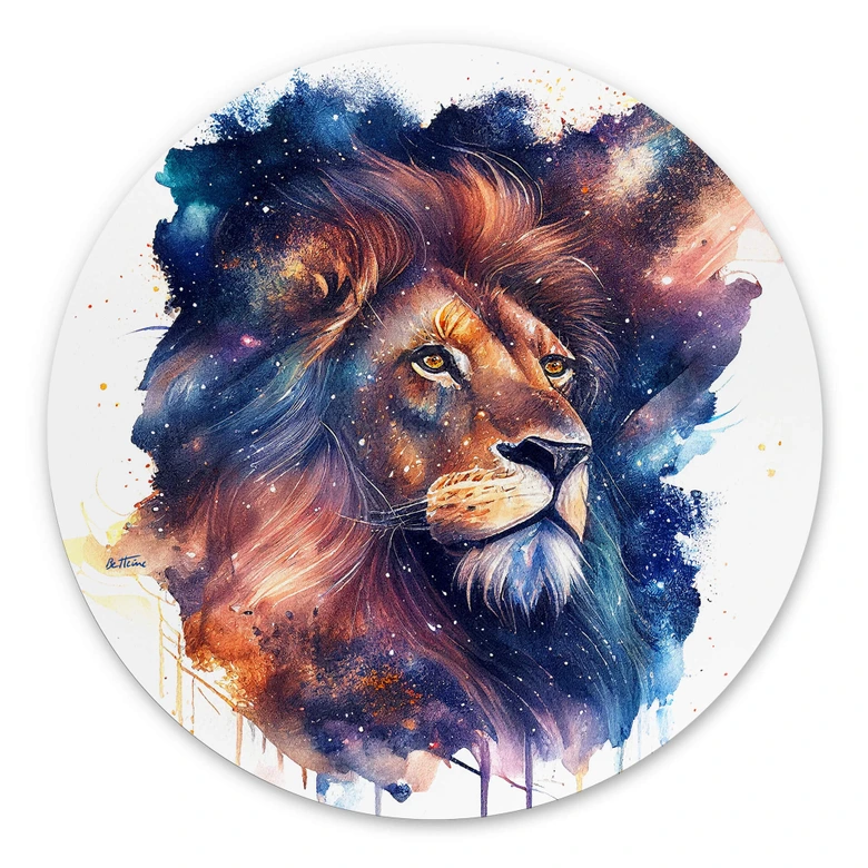 Vægcirkel Heine - Strong Lion 