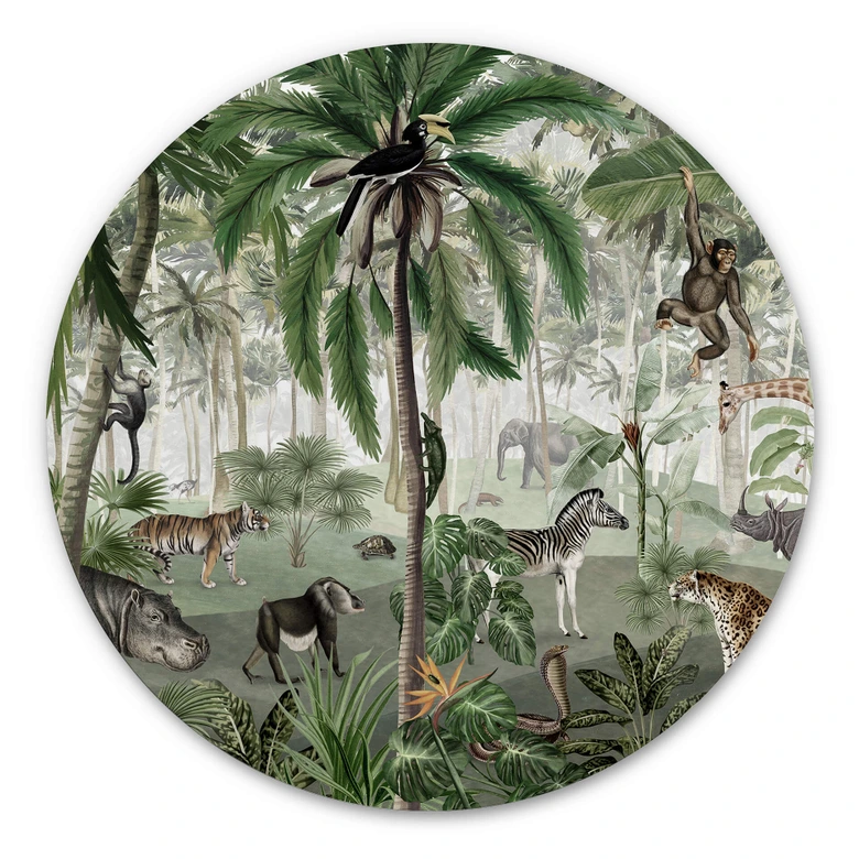 Wandcirkel Kikki Belle - Jungle 