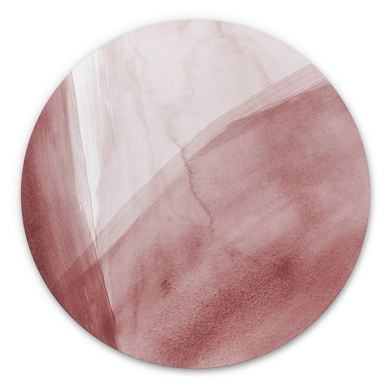 Alu-Dibond Nouveauprints - Rubin - Rund 
