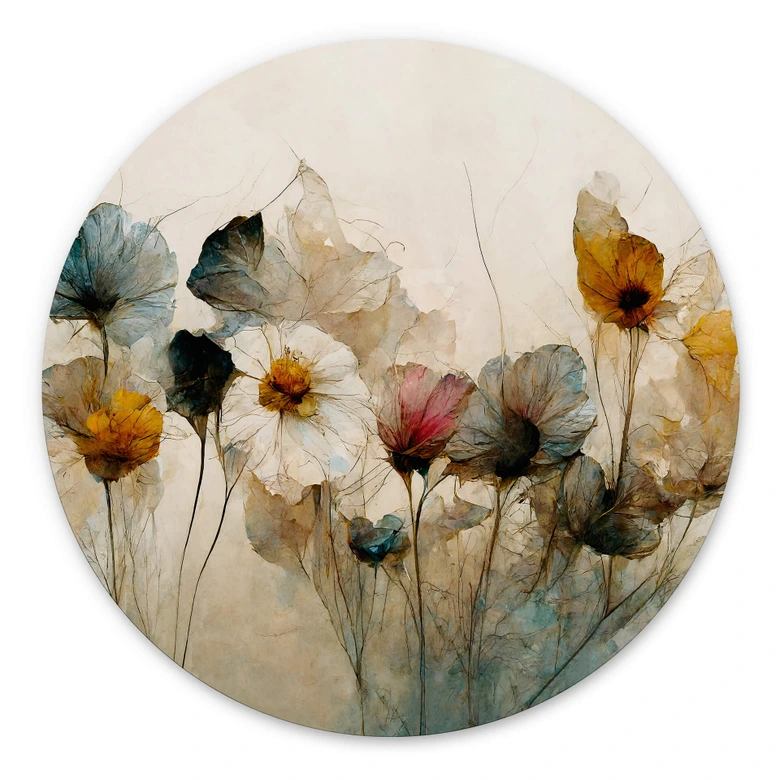 Wandcirkel Treechild - Bouquet of Flowers 