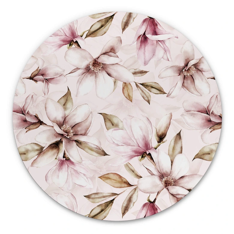 Alu-Dibond UN Designs - Soft Magnolia - Rund 