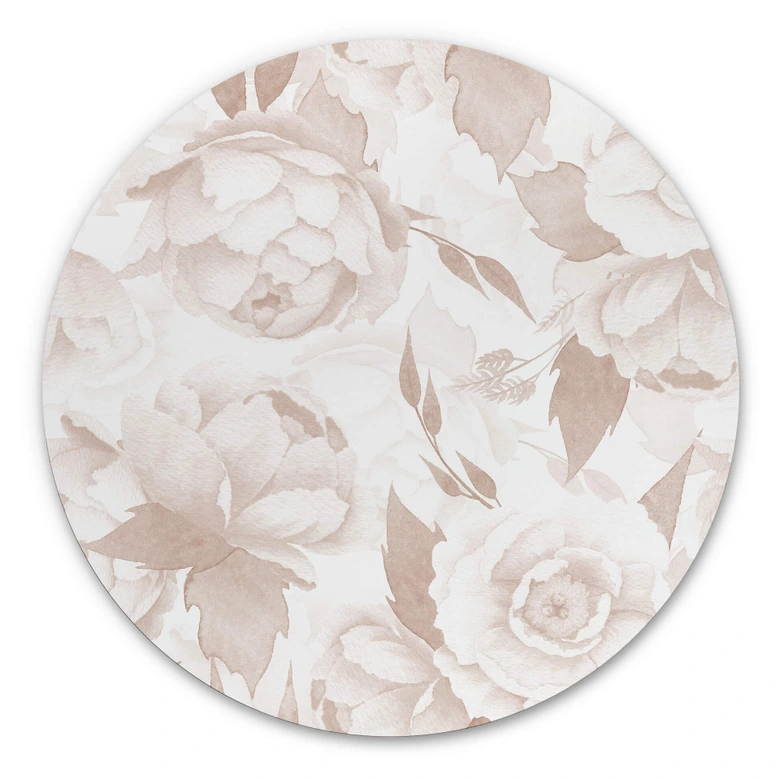 Alu-Dibond UN Designs - Vintage Pastell - Rund 