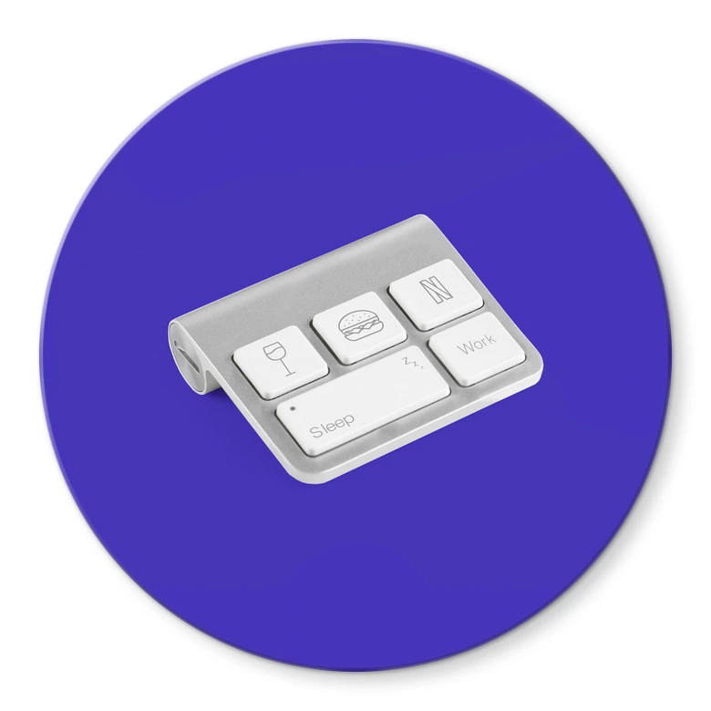 Glasbild Tastatur des Lebens - Pozdniakov - Rund 