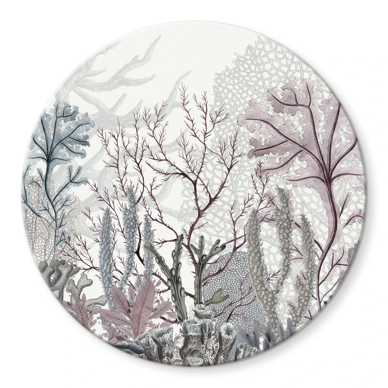 Glasbild Sir Edward - Meereswunder - Rund 