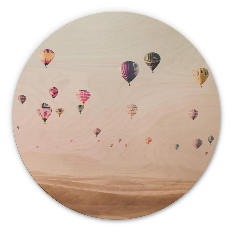 Billede af træ Sisi & Seb - Varmluftsballon - Rund 