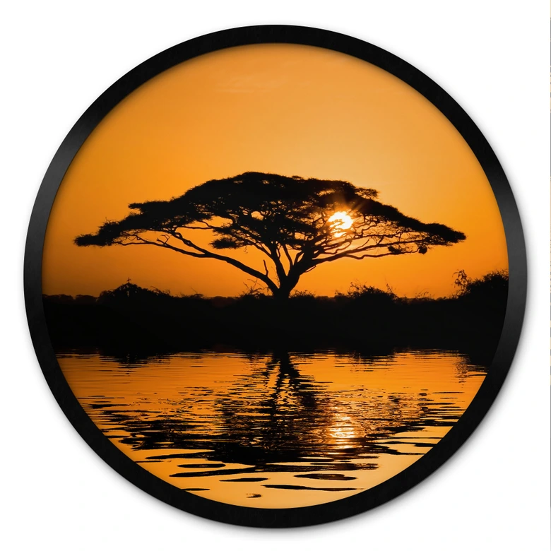 Poster Afrique - Rond 