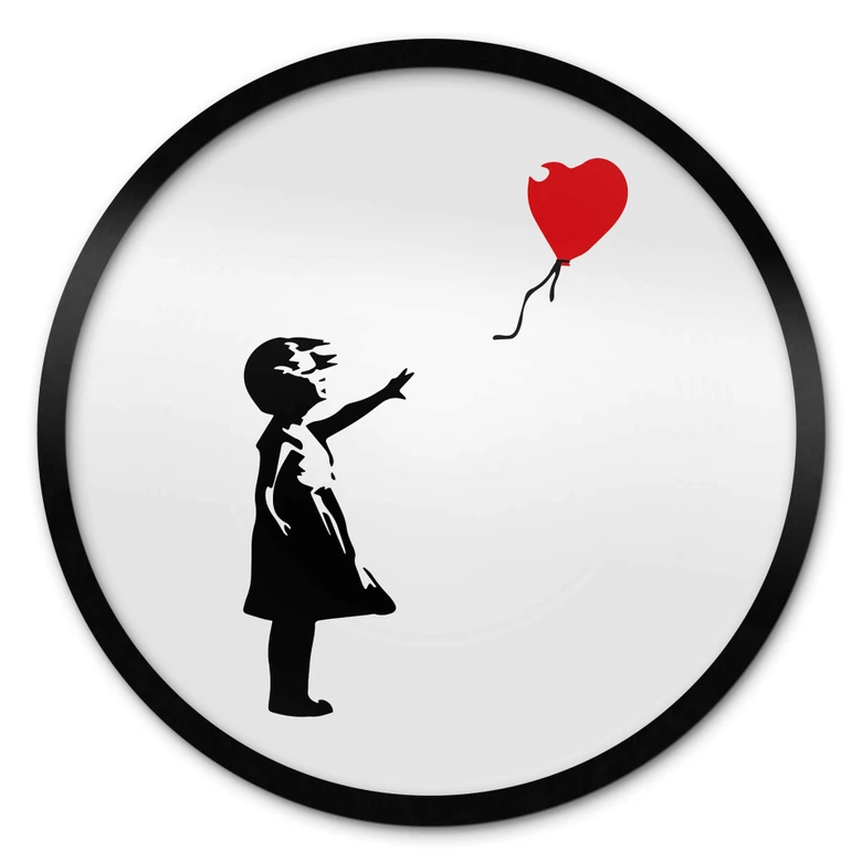 Plakat Banksy - Girl with the red Balloon 