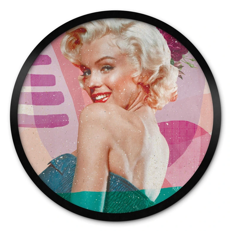Poster Demir - Marilyn is back - Rund 