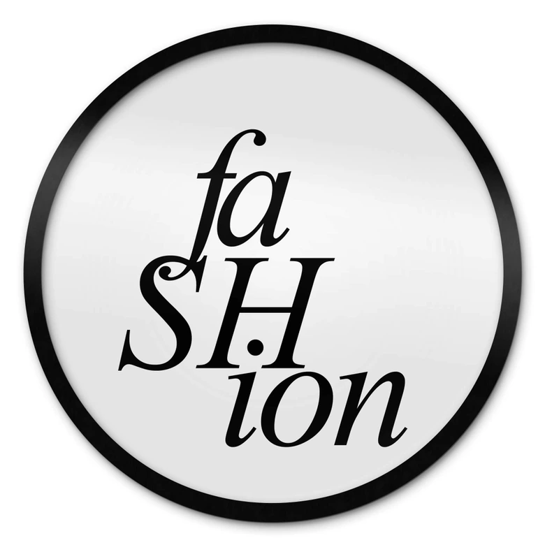Poster Fashion 01 - Rund 