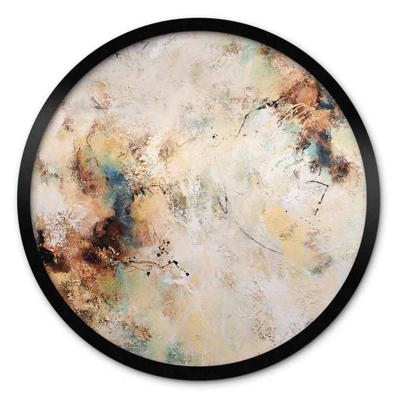 Poster Fedrau - Harmonie | Abstrakte Kunst - Rund 