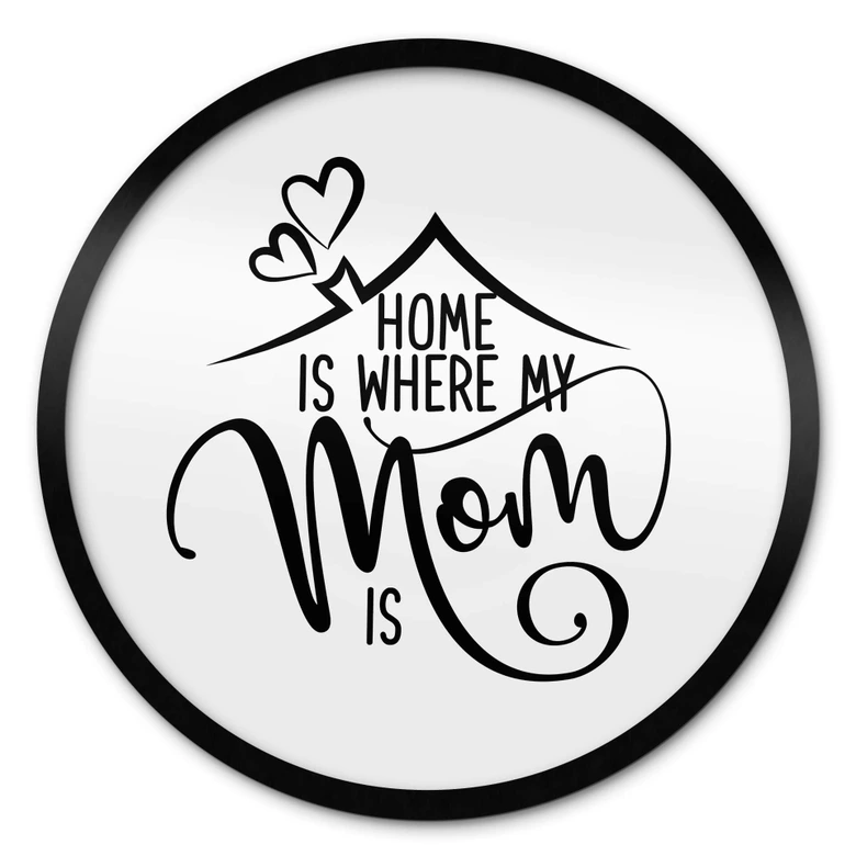 Poster Hemma är där min mamma är - Round 