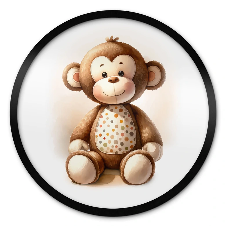 Poster Kleiner Affe - Magnusson - Rund 