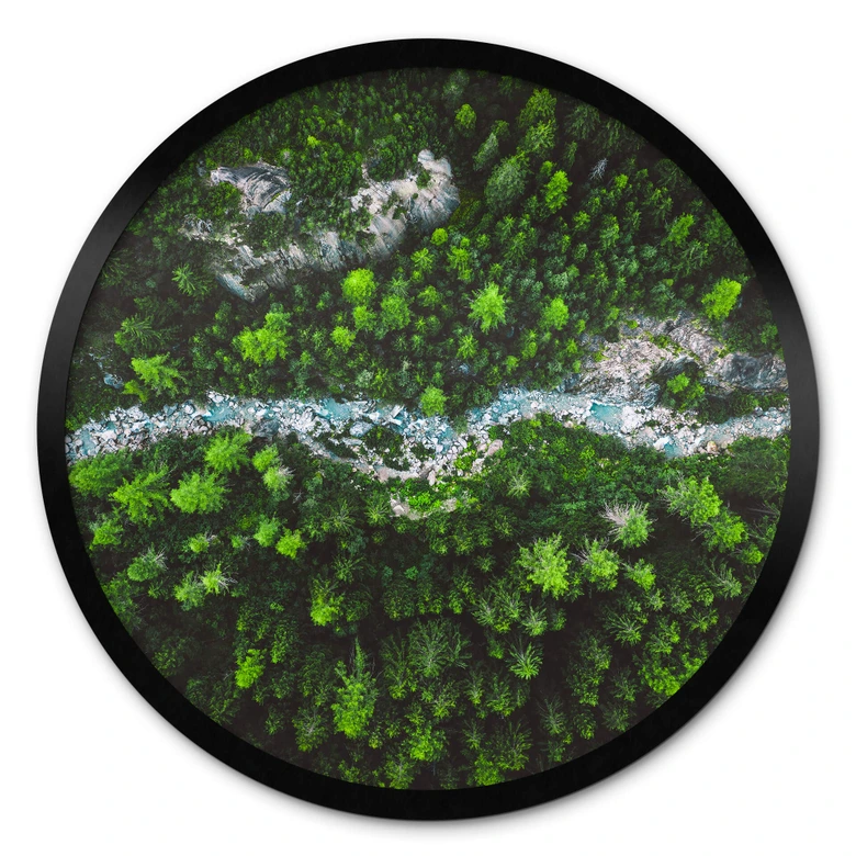 Poster Murko - Mutter Natur - Rund 