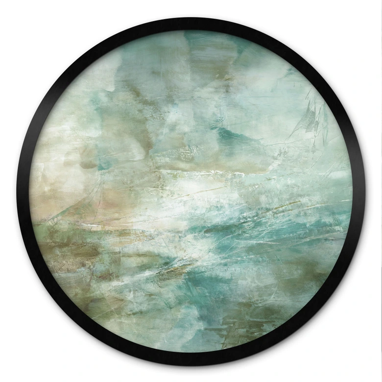 Poster Sage Green Dimljus - Schmucker - Rund 