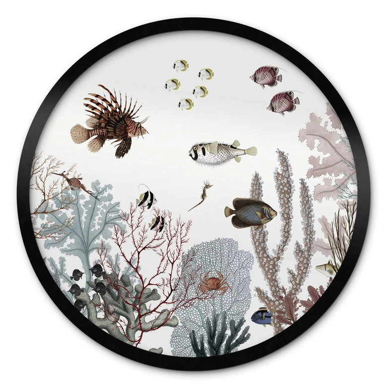 Póster Sir Edward - Arrecife rugiente - Redondo 