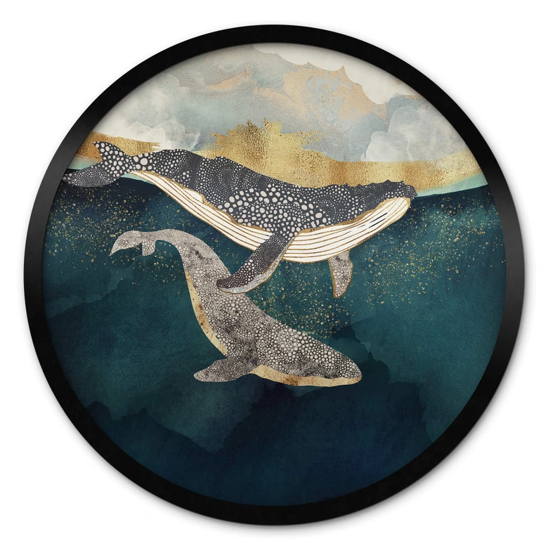 Poster SpaceFrog Designs - Samhörighet - Rund 