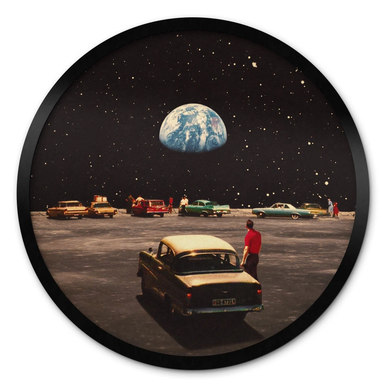 Plakat przedstawiający Ziemię z kosmosu - Taudalpoi - Round 