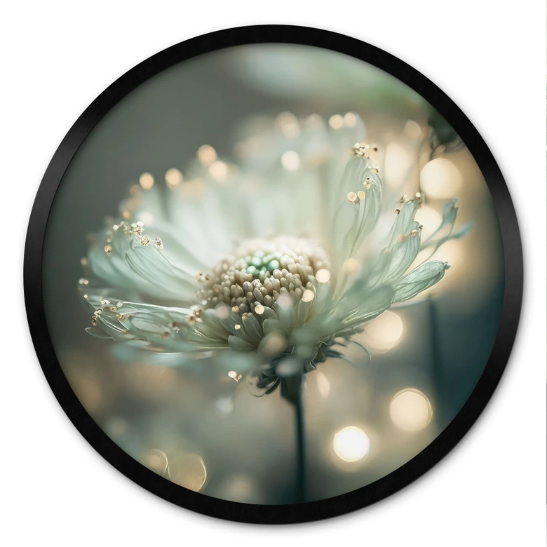Poster Zartes Funkeln der Blüten - Treechild - Rund 