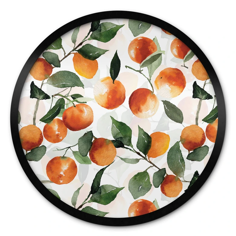 Poster Mandarines fruitées - UN Designs 