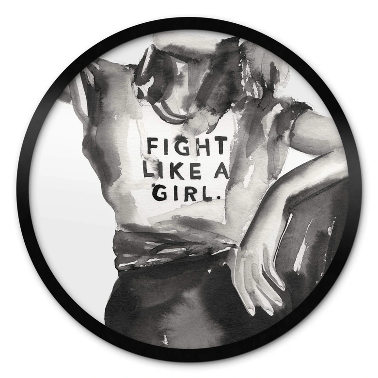 Plakat Verbaan - Fight like a Girl - Round 