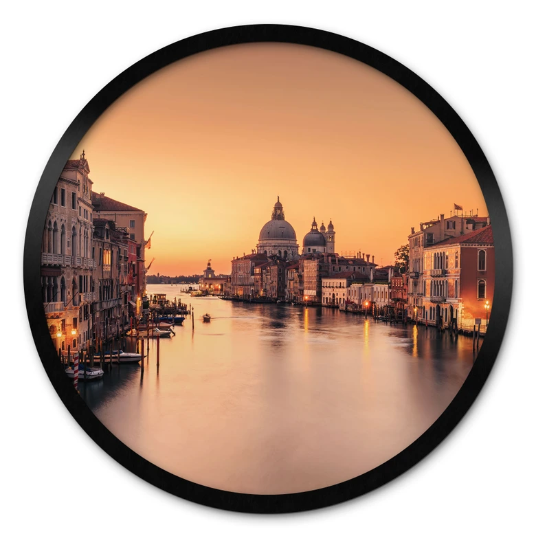 Poster Coucher de soleil à Venise - Zhang 