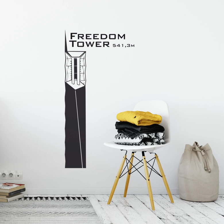 Wandtattoo Freedom Tower 
