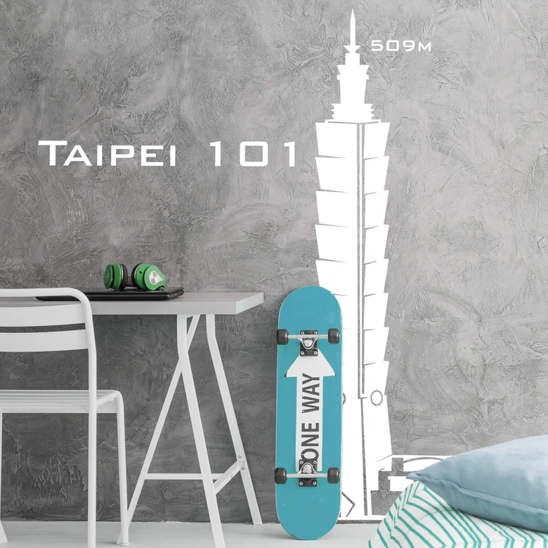 Taipei 101 Wall sticker 