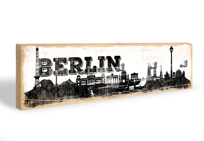 Skyline Berlino + 5 ganci 