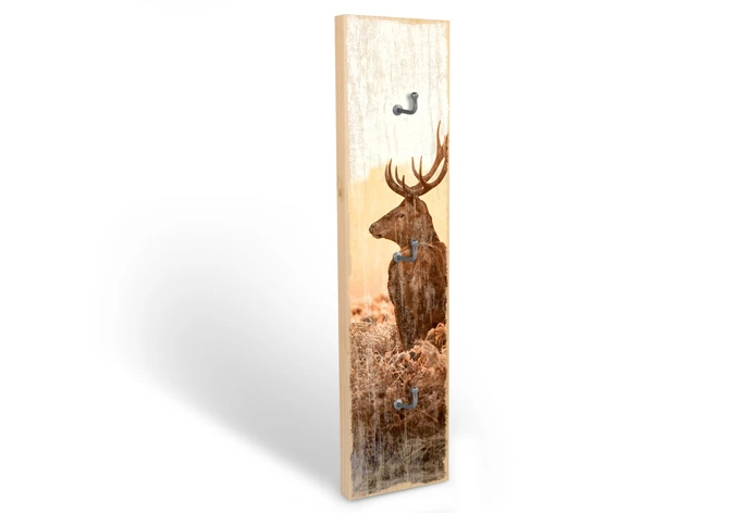 Key Holder - Majestic Deer + 3 Hooks 