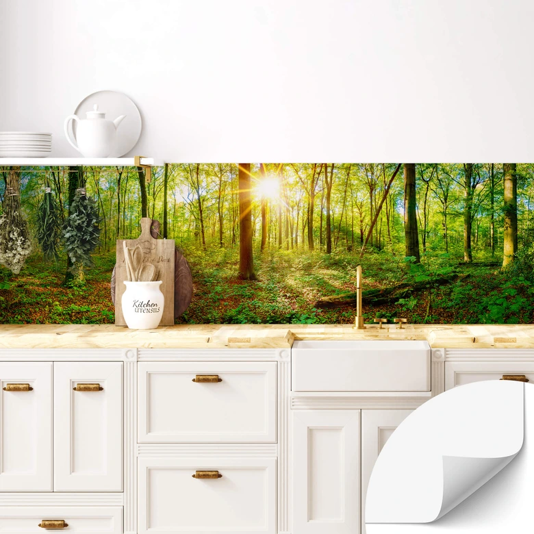 Självhäftande Stänkpanel Djupt inne i skogen 