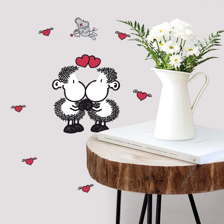 Wandtattoo sheepworld Mein Valentin 