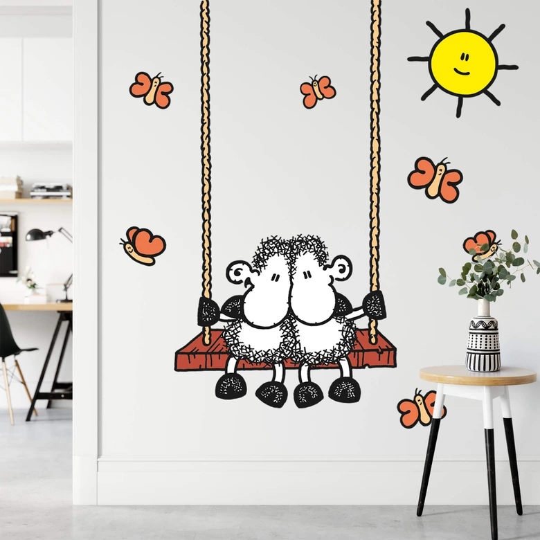 Sheepworld Swing Wall sticker 