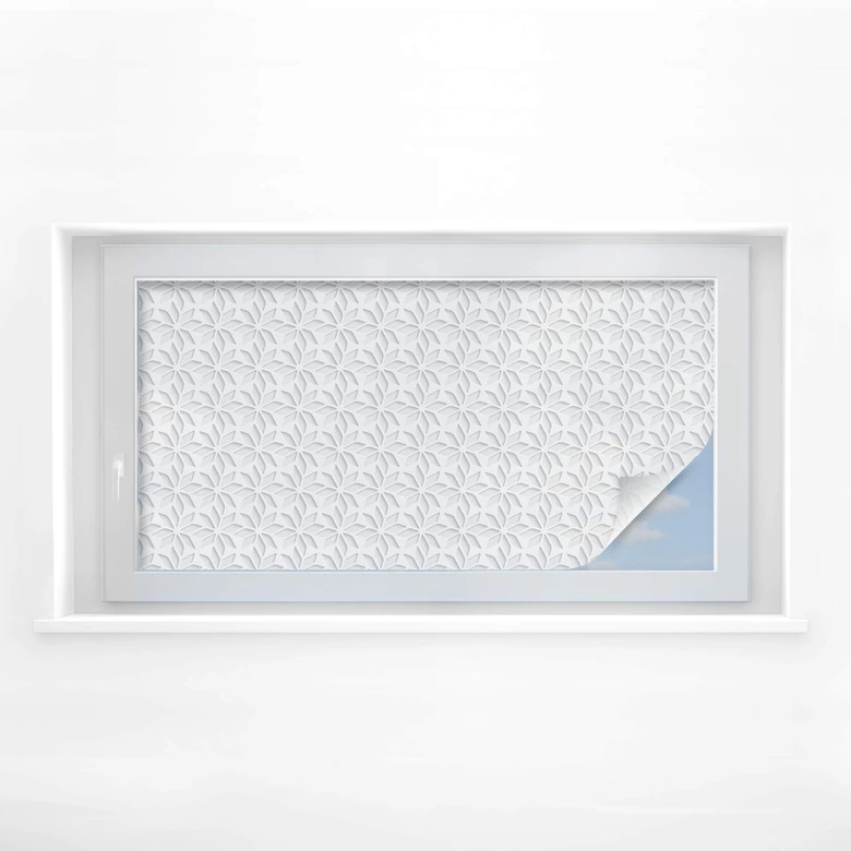 Frozen Flowers privacy film - Panorama 