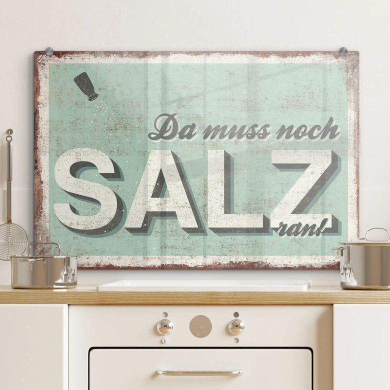 Spritzschutz Da muss noch Salz ran 