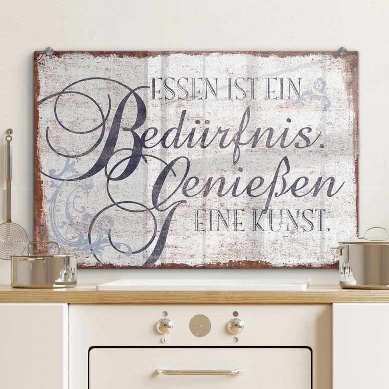 Spritzschutz Essen ist ein Bedürfnis 