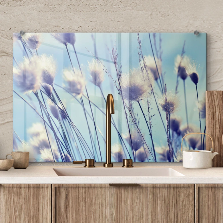 Pannello paraschizzi Delgado - Vento nell'erba 