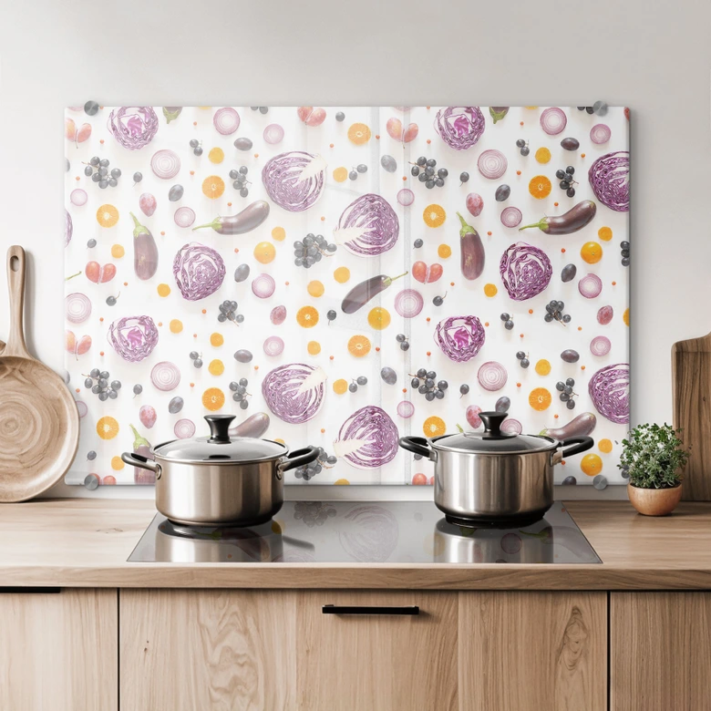 Spritzschutz- Frisches Gemüse 02 