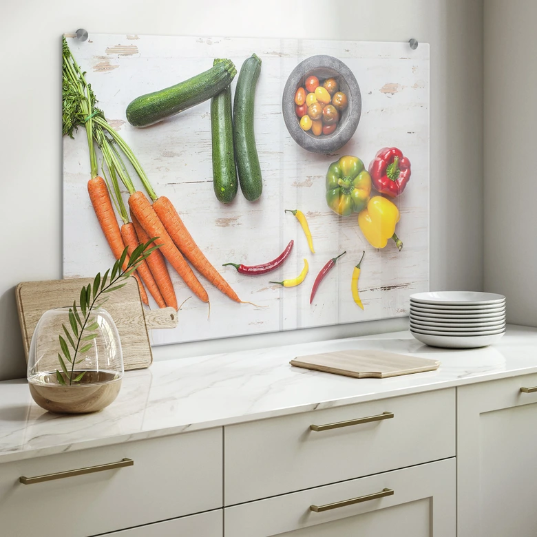 Spritzschutz Frisches Gemüse 04 