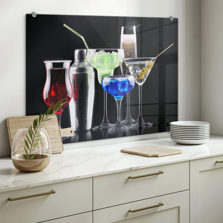 Spatscherm Girly Cocktails 