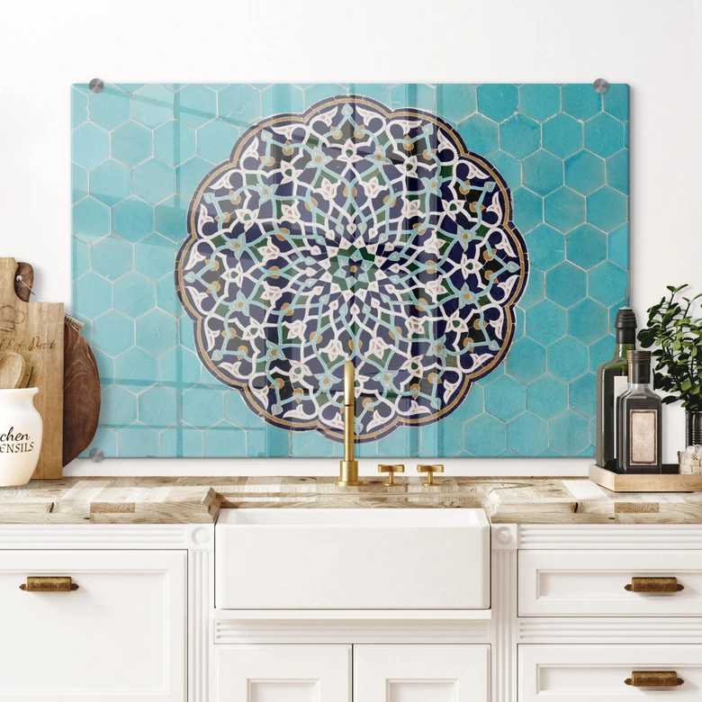 Spritzschutz Mosaik aus dem Abendland 