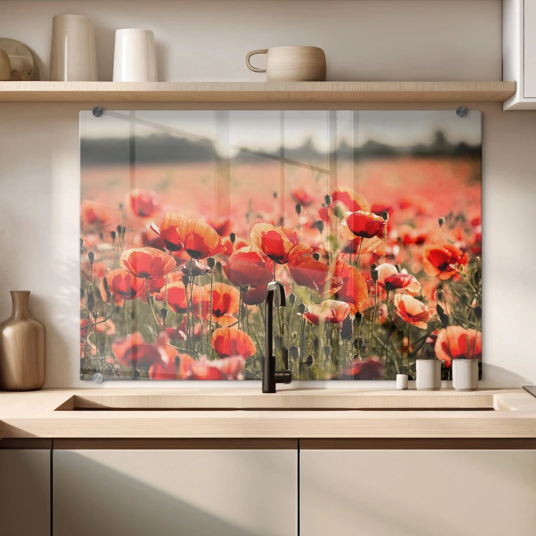 Spritzschutz Poppy Field 