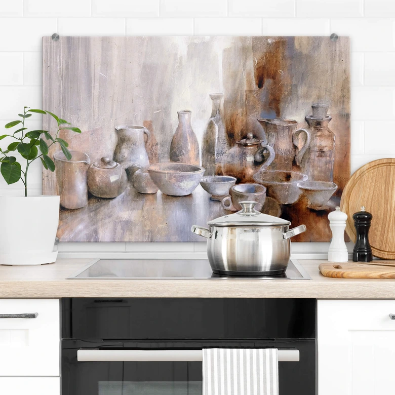 Crédence Schmucker - Nature morte avec théière 