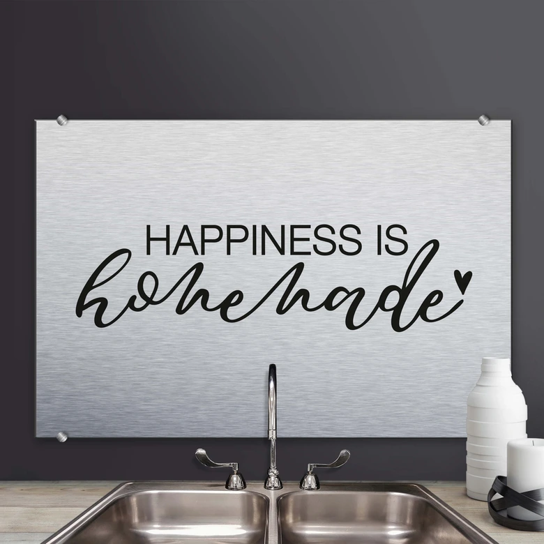 Spritzschutz - Happiness is homemade 