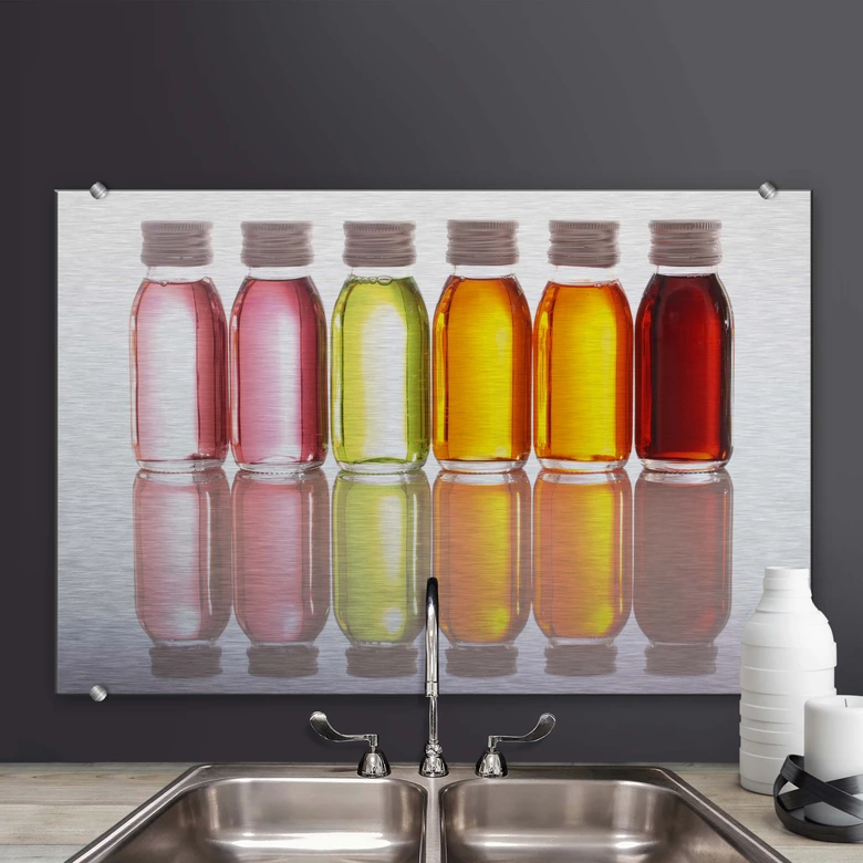 Spritzschutz Oil Bottles 