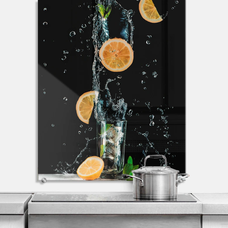 Stænkplade - Belenko - Splashing Lemonade - Højkant 