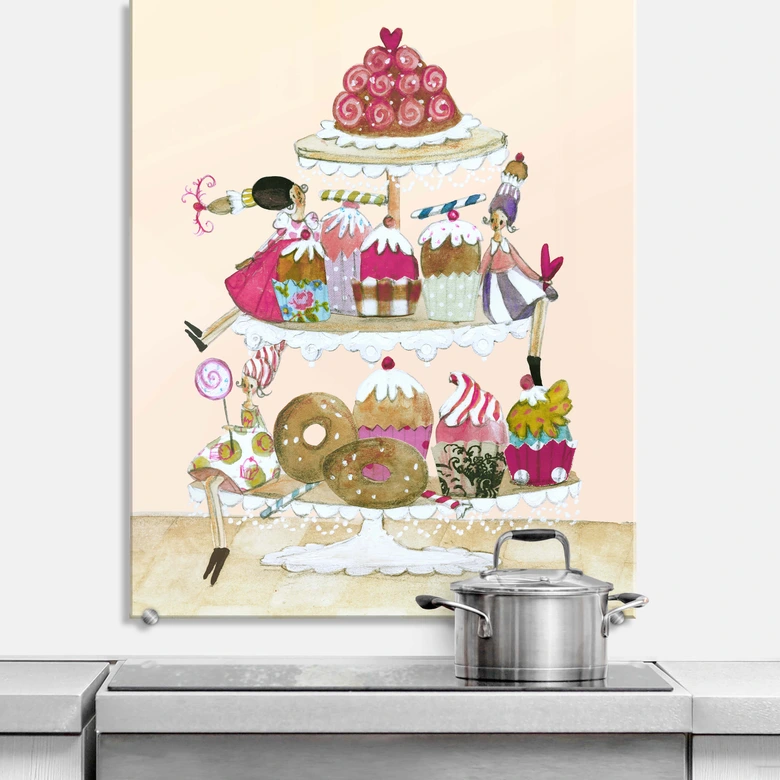 Spritzschutz Leffler - Glitzer Muffinparade 