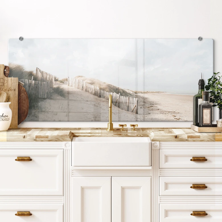 Crédence Paysage de dunes à la mer du Nord - Annie - Panorama 